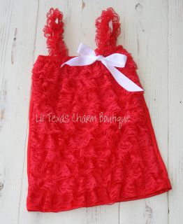 Toddler Lace Tank Top Patriotic Shirt Red Lace Camisole Ruffles 24mo