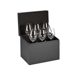 WATERFORD LISMORE ESSENCE GOBLETS RED WINE GLASSES DELUXE SET 6 GIFT