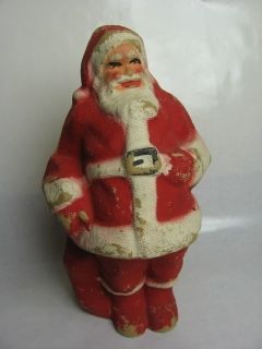 Vintage Animal Trap Co Lititz Pa Paper Mache Santa Claus Christmas