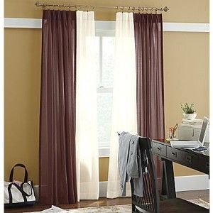  Home Linden Street Pinch Pleat Sheer Drapery Pairs 120w x 84