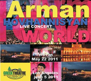 Arman Hovhannisyan World Live in Concert CD Armenian Music