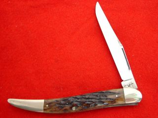 Case Bros Little Valley NY PRE1920 Bone Stag 5 61093 Toothpick Knife