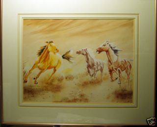Wild Horses Edition Print by Lloyd M Pete Bucher