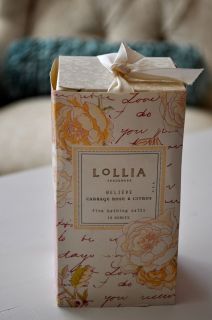 Brand New Lollia ~ Fine Bathing Salts, Believe Cabbage Rose & Citrus