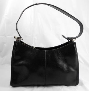 Liz Claiborne Purse Handbag Classic Black Zipper Pocket
