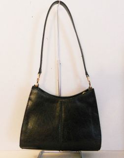 Liz Claiborne Black Leather Handbag Purse