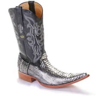 6X Toe Python Western Cowboy Boots by Los Altos Boots