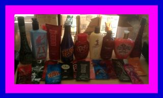 Tanning Bed Salon Lotion Wholesale Expensive Lotions + Packets Lot NEW