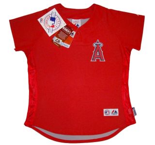 Los Angeles Angels of Anaheim Womens Cool Base Jersey by Majestic