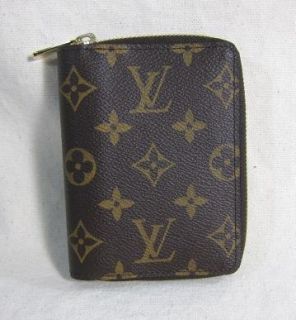 Louis Vuitton LV Logo Zip Around Wallet