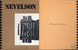 Louise Nevelson Famous Artist Sky Gates and Collages RARE Signed