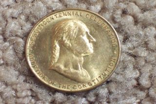 1937 George Washington Sesquicentennial Medal Saint Louis Missouri