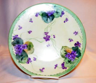 plate violets Pfeiffer, Lowenstein & Schlackenwerth s/ Elise Tauer