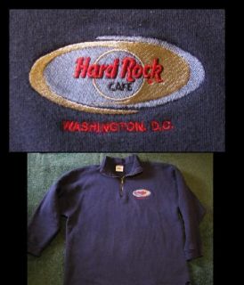 Sweatshirt Hard Rock Cafe Washington DC Embroidered