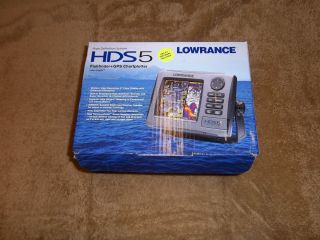 NEW Lowrance HDS 5 Lake Insight GPS/Fishfinder Combo (000 0140 19) w