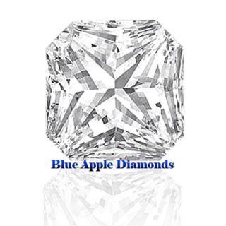 Color VS2 Clarity 100 Natural Radiant Cut Loose Diamond
