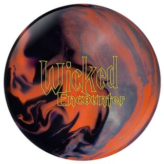 COLUMBIA BOWLING BALL WICKED ENCOUNTER ORANGE BLACK SILVER Weight 14