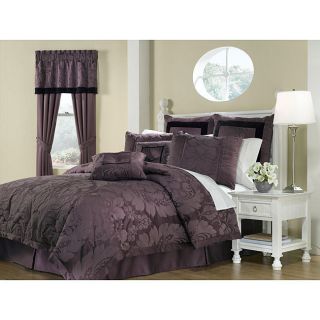Lorenzo Purple 8 piece King size Comforter S   Lorenzo Purple King