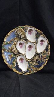 OYSTER PLATE / RUTHERFORD B. HAYES / HAVILAND   LIMOGES / 1880