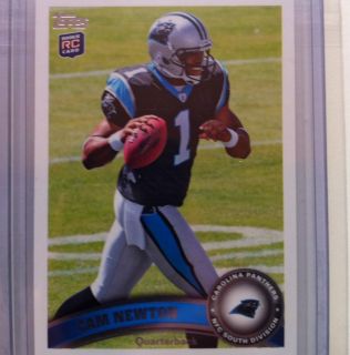 2011 Topps Cam Newton SP Variation Field in Background RC 200 RARE