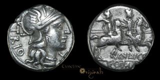 CN Lucretius Trio Roman Republican Denarius Coin 021776