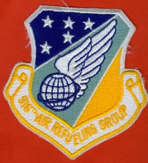 USAF U s Air Force 916th Air Refueling Group Squadron Patch