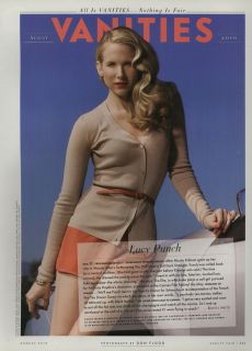 Lucy Punch Vanity Fair Feature Clippings