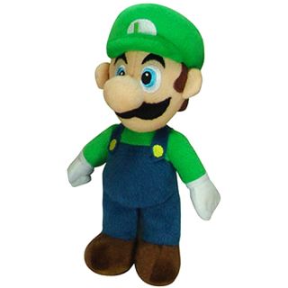 Super Mario Plush 6 Luigi Soft Stuffed Plush by Goldie