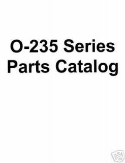 Lycoming Parts Catalog PC 302 O 235 Series