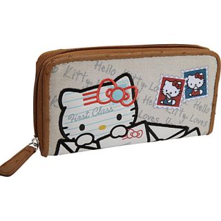 Loungefly Hello Kitty Mail Wallet Tan with Colored