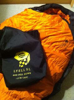 Mountain Hardwear Lyell SL  15 F 600 fill down sleeping bag conduit