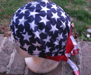 Headwraps Doo Du Rags Biker Welder Skull Bandana Cap USA American Flag
