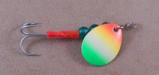 Pike Salmon Fishing Lure Luhr Jensen Rainbow Spinner 1 4 oz Trolling