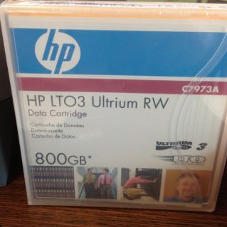 HP LTO 3 Ultrium RW Factory SEALED 400 800 GB