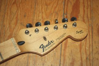 Fender MIM Stratocaster Neck w Tuners Maple Mexican