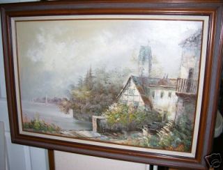 Jane Mabry Original Oil on Canvas Landscape Painting