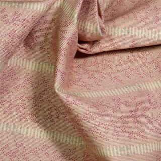 Matsuda The Pireued Cotton Fabric Made in Japan Peach Ivory BTY