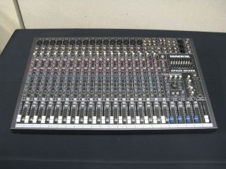 MACKIE CFX 20, CFX20 PROFESSIONAL 20 CHANNEL MIXER WITH BUILT IN