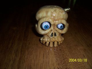 Wooden MCKUSTOMS MAPLE skull shifter fink Ed Roth weird ohs nutty mads