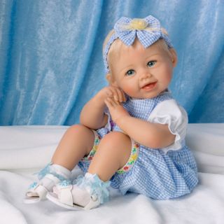 Ashton Drake Madison Poseable Lifelike Baby Girl Doll Bonnie Chyle 18