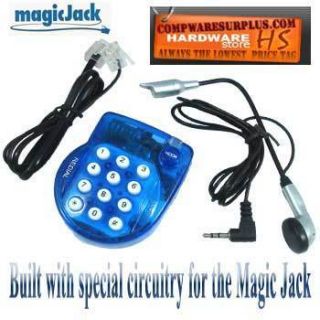 Magic Jack Super Mini Phone with Headset w Magic Jack Built in Chip Ø