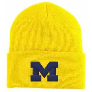 Michigan Wolverines Maize K544Z Cuffed Knit Hat