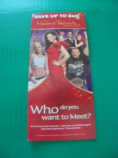 Madame Tussauds Wax Museum $5 00 Off Coupon Up to 4 People LV NV
