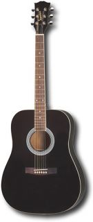 Gibson Maestro 6 String Full Size Acoustic Guitar Black Model SA41BKCH