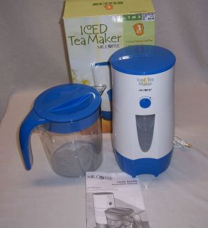 Mr Coffee Iced Tea Maker 3 Quart Complete TM39P