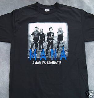 Mana Amar ES Combatir Rock T Shirt s M L XL 2XL Brand New Spanish Rock