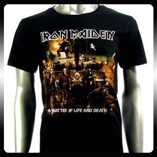 Iron Maiden Heavy Metal Rock Punk T Shirt Sz XL Biker Rider IR33