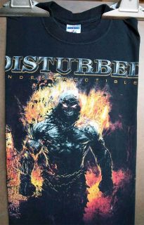 Rock Shirts   1 Disturbed & 1 Iron Maiden   