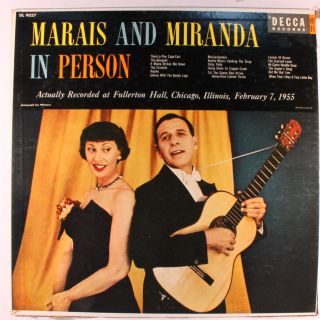 Marais Miranda in Person Folk Vinyl LP