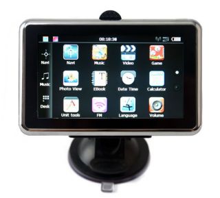 Car GPS Navigation 4GB  4 FM Map GPS Receiver No Retail Box